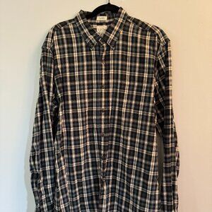 J Crew Long Sleeve Twill Button Down Shirt